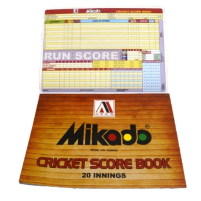 Cricket Score Book Mikado 20 Inn