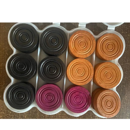 Mikado Carrom Men Wooden Impact Coins