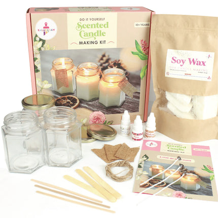 Kalakaram Colored Candle Making Kit