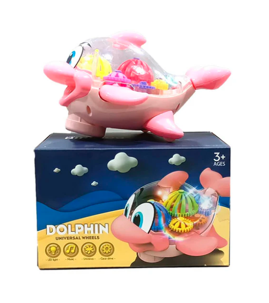 Musical Dolphin Universal Wheels Toy LMI-133-51A
