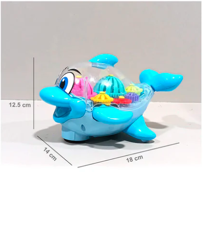 Musical Dolphin Universal Wheels Toy LMI-133-51A