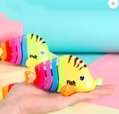 Happy Running Colourful Fish