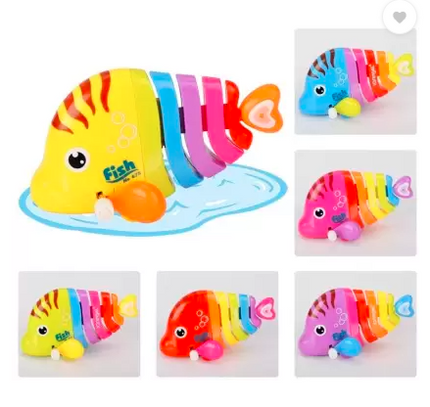Happy Running Colourful Fish