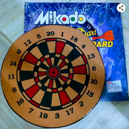 Mikado Wooden Dart Board  18