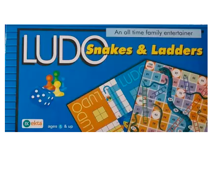 Ekta Board Game Ludo Snakes & Ladders Senior