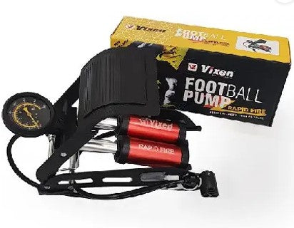 Vixen Football Pump Rapid Fire Double Cylinder
