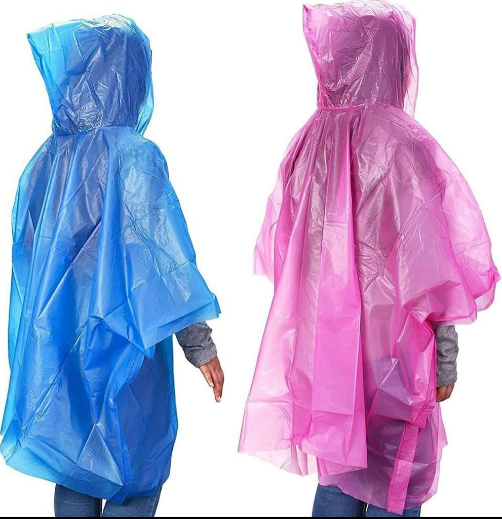 Prago Plastic Rain Poncho