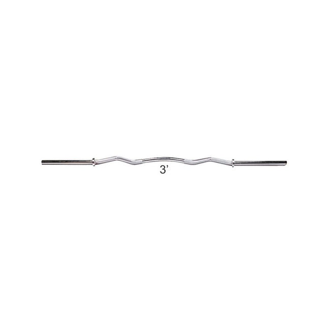 Koxton Weight Lifting Curling Bar (4Ft, 5Ft, 6Ft) - 25MM