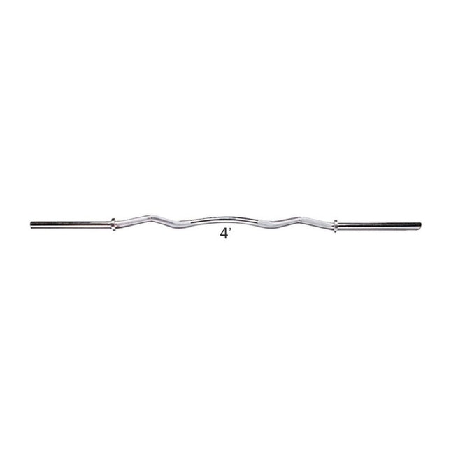 Koxton Weight Lifting Curling Bar (4Ft, 5Ft, 6Ft) - 25MM