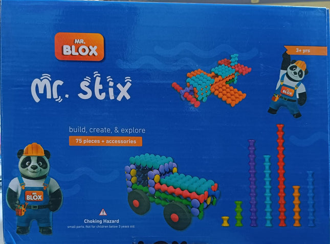 Mr. Blox Mr. Stix (Pack of 75Pcs)