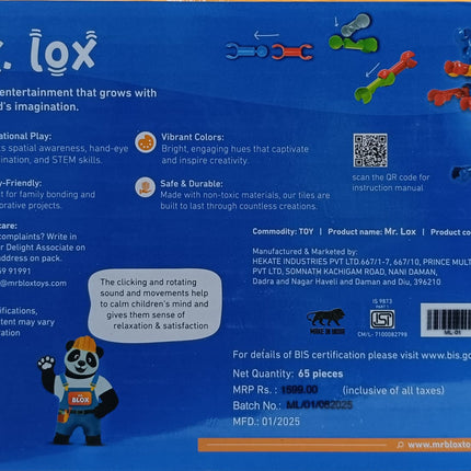 Mr. Blox Mr. Lox (Pack Of 65Pcs)