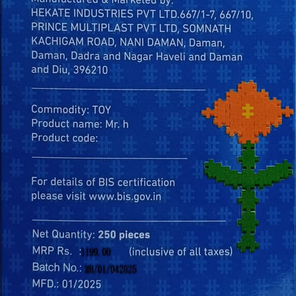 Mr. Blox Mr.H (Pack Of 250Pcs)