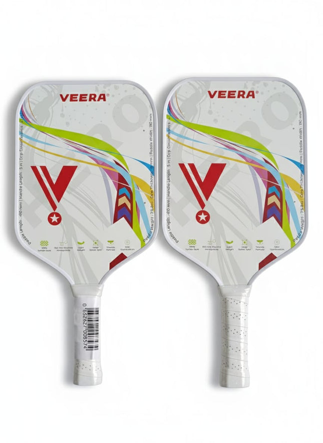 Veera Hero SL200 Pickleball Paddles With 4 Balls & Cover