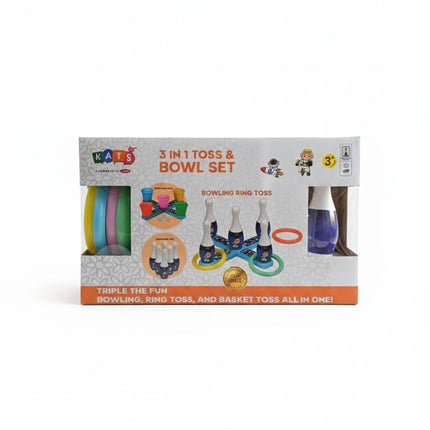 Kats 3 In 1 Toss & Bowl Set
