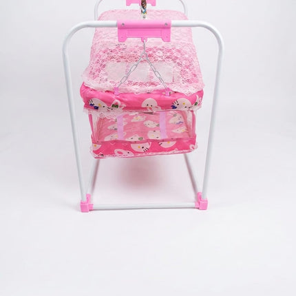 Nanne Munne Premium Folding Baby Cradle & Jhula with Protective Mosquito Net-Jhulla