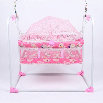 Nanne Munne Premium Folding Baby Cradle & Jhula with Protective Mosquito Net-Jhulla