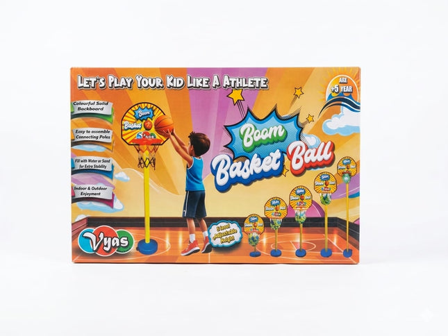 Vyas 5 Level Adjustable Height Boom Basket Ball