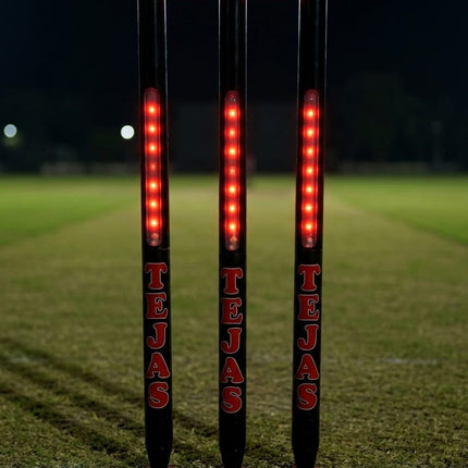 Tejas LED Light Cricket Stumps Set with Bails