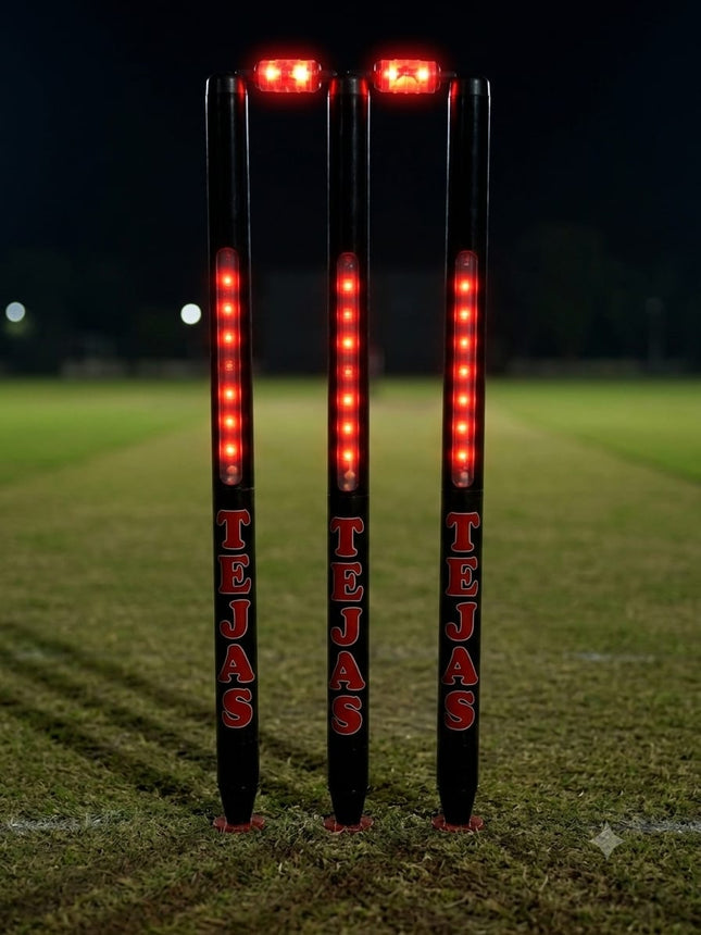 Tejas LED Light Cricket Stumps Set with Bails
