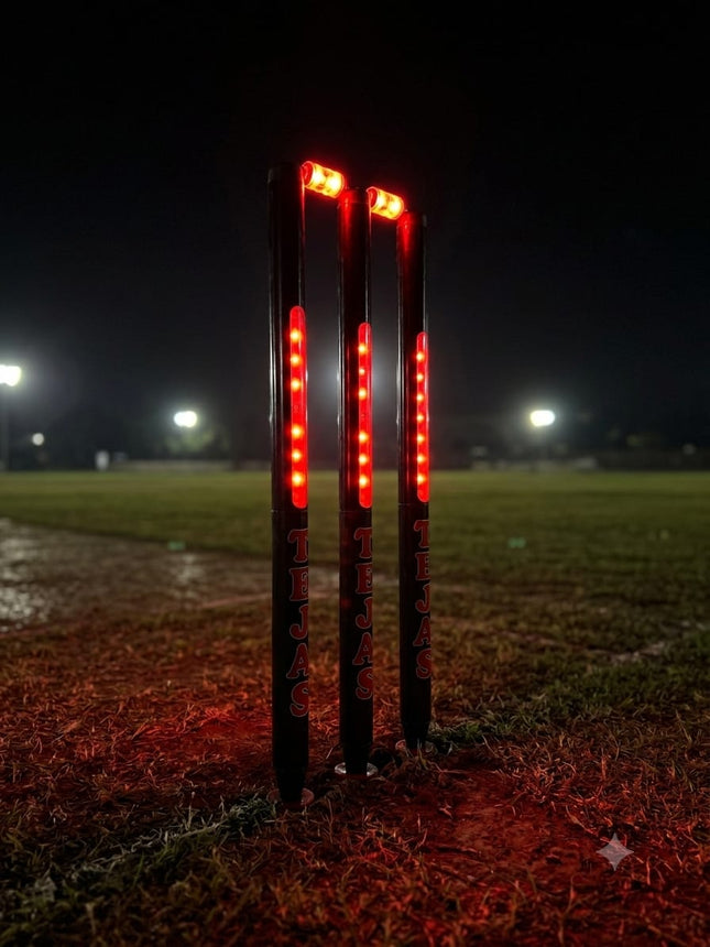 Tejas LED Light Cricket Stumps Set with Bails