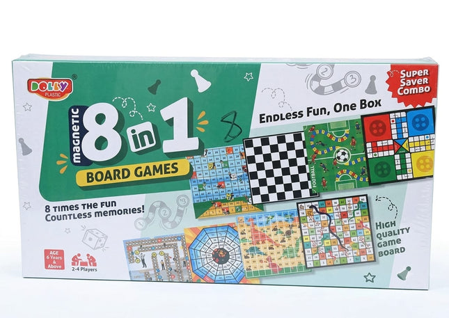 BH Dolly Plastic Magnetic 8 In1 Board Games
