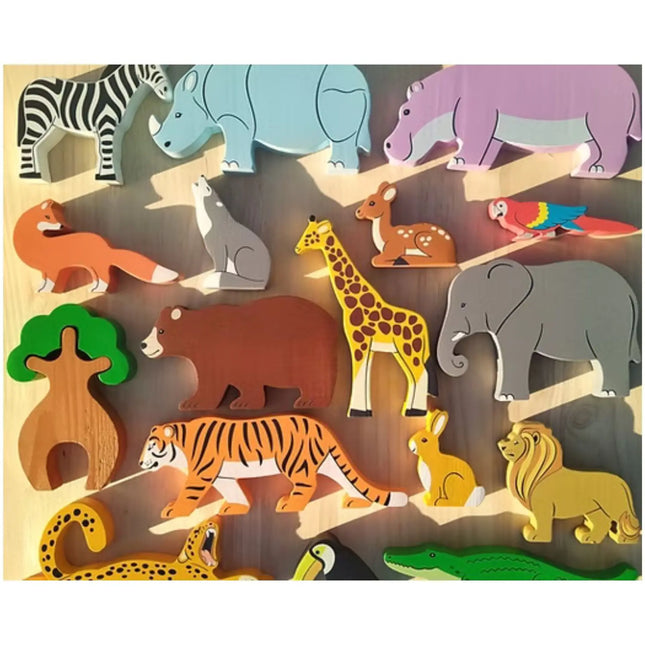 SA Wooden Animal Toy Set