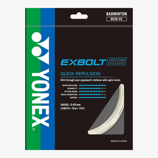 Yonex BG Exbolt 65 Badminton String