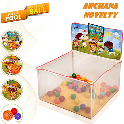 Archana Novelty Dream Basketball Cum Ball Pool 2 In 1