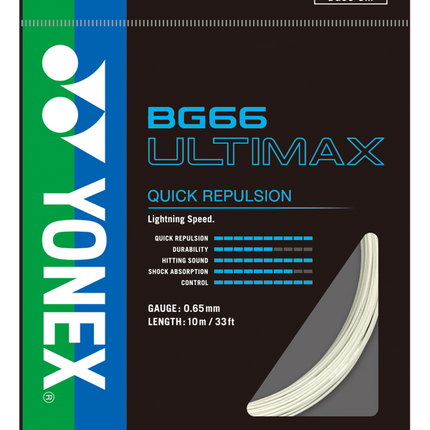 YONEX BG 66 Ultimax Badminton String