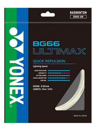 YONEX BG 66 Ultimax Badminton String