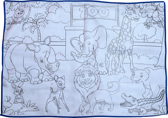Krocie Toys 3 In 1 Colouring Mat