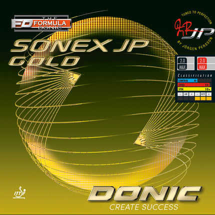 DONIC Table Tennis Rubber Sonex JP gold