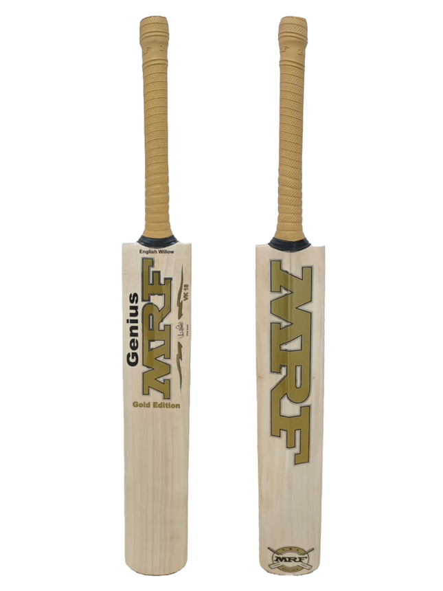 MRF Genius Gold Edition English Willow Cricket Bat