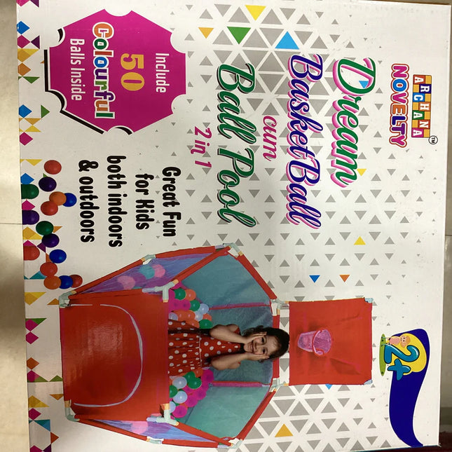Archana Novelty Dream Basketball Cum Ball Pool 2 In 1