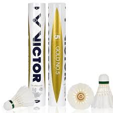 Victor Feather Shuttlecock Gold No.5 (Pc)