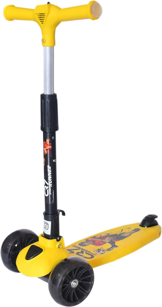 CR7 Speed Runner 3-Wheel Kids Scooter with Music (2 Front, 1 Back Wheel)