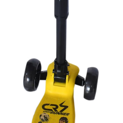 CR7 Speed Runner 3-Wheel Kids Scooter with Music (2 Front, 1 Back Wheel)