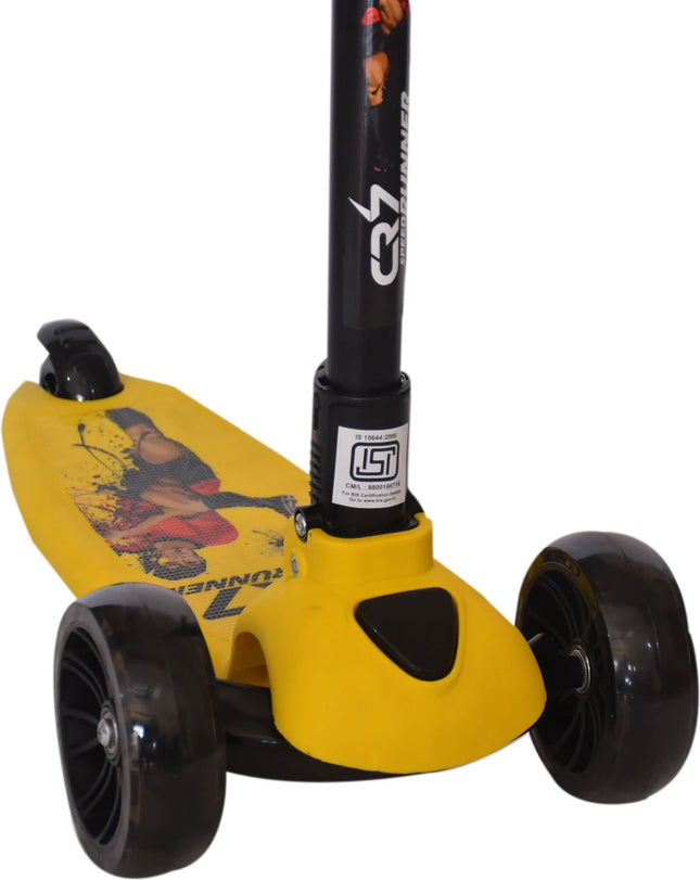 CR7 Speed Runner 3-Wheel Kids Scooter with Music (2 Front, 1 Back Wheel)