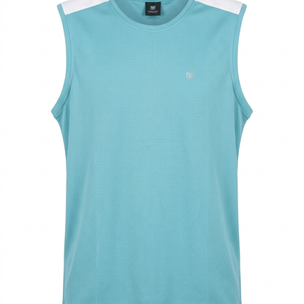 NNN Sleeveless Dot Knit T-Shirt