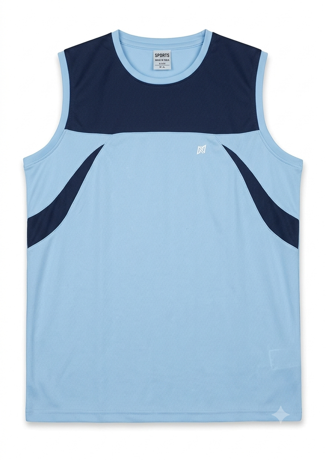 NNN Sleeveless Dot Knit T-Shirt