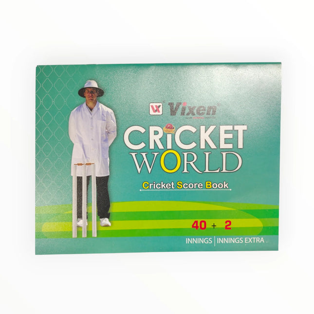 Vixen Cricket Score Book 40 Inn