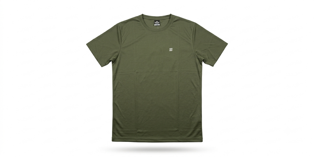 NNN Dot Knit Round Neck Half Sleeve T-Shirt