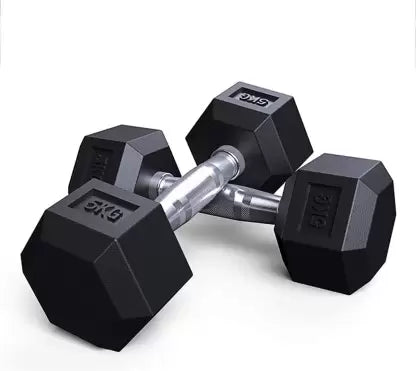 GEN.Z Hexa Shape Dumbbell (2.5,5,7.5,10 KG) -Pc