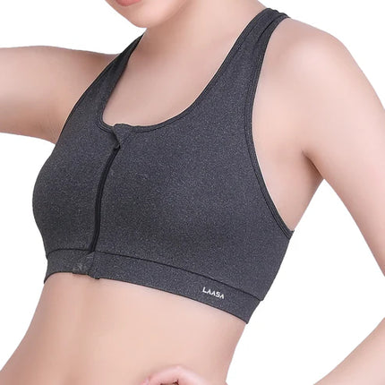 Laasa Sports Bra with Front Zip 2340