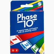 Mattel Toys Fhase 10 card game