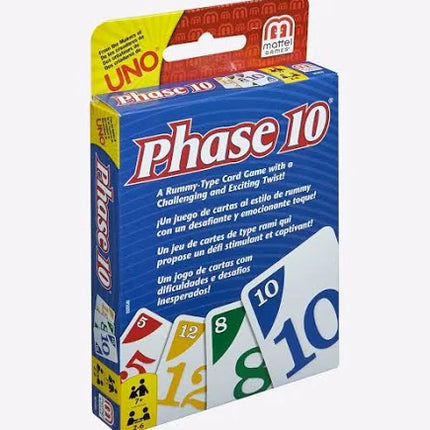 Mattel Toys Fhase 10 card game