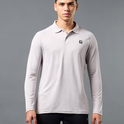 Technosport Style 67 Slim Fit Polo Full Sleeve Collar T-shirt