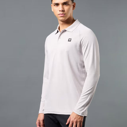 Technosport Style 67 Slim Fit Polo Full Sleeve Collar T-shirt