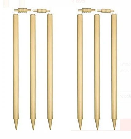 Mikado Cricket Stump Set W/Stand &Bails