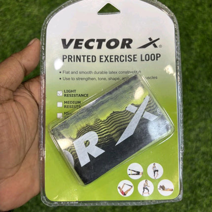 Vector X Latex Exercise Loop Band Printed